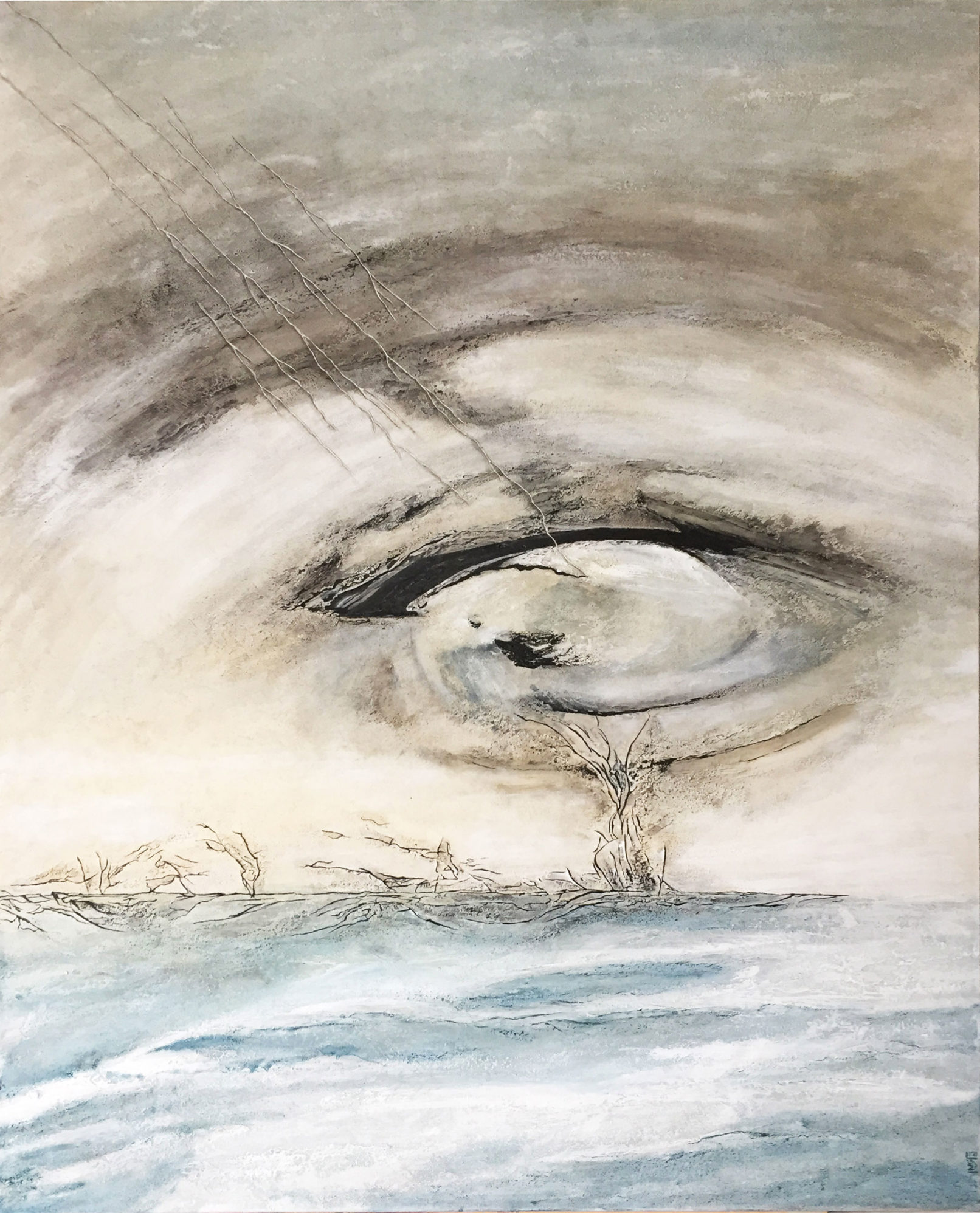 œuvre d'art, Acrylique sur toile, art abstrait