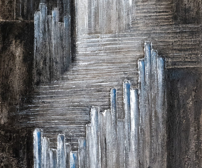 œuvre d'art, Acrylique sur toile, art abstrait, mix média