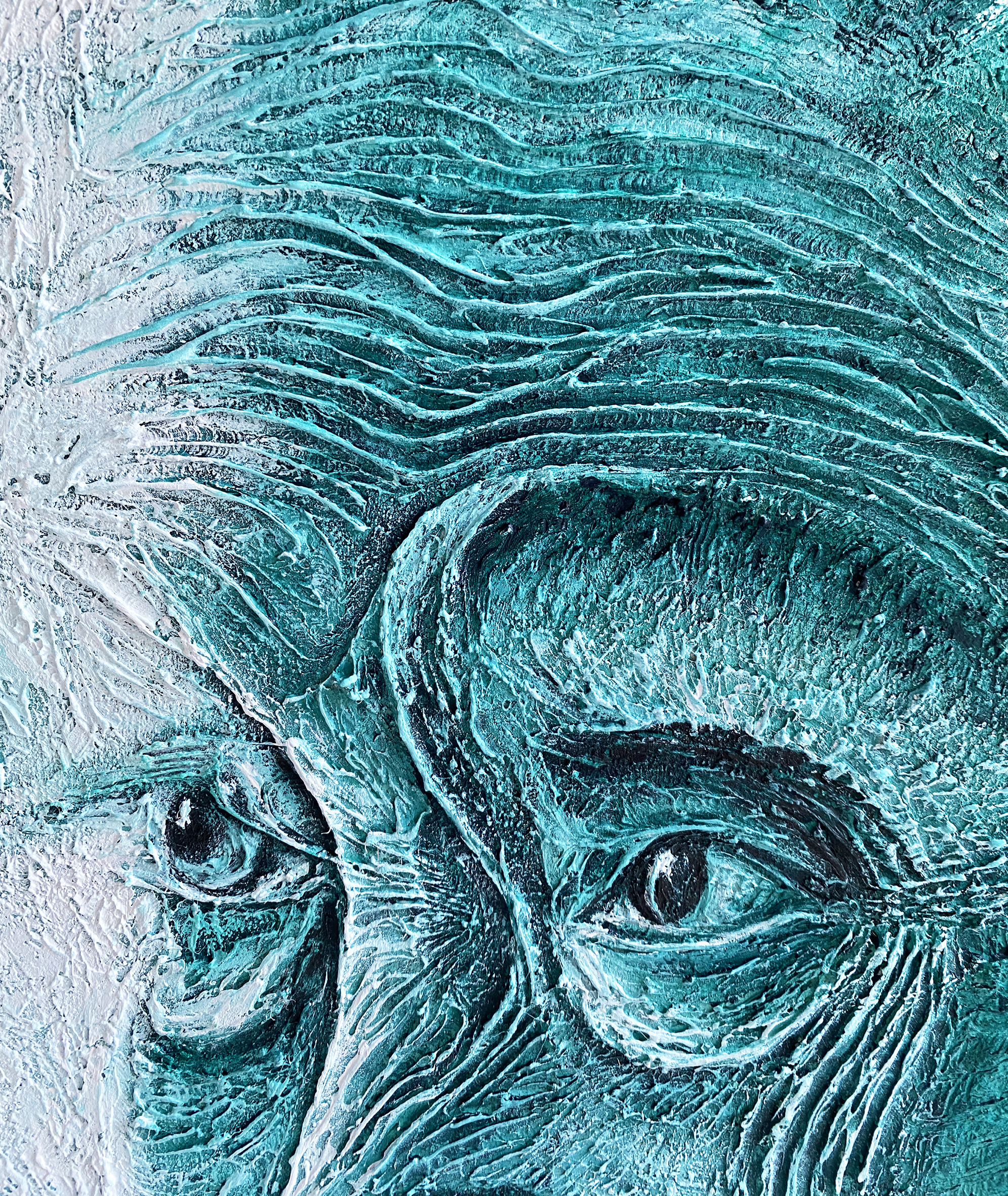 Regard profond du portrait La Nostalgie – Natacha Gillot