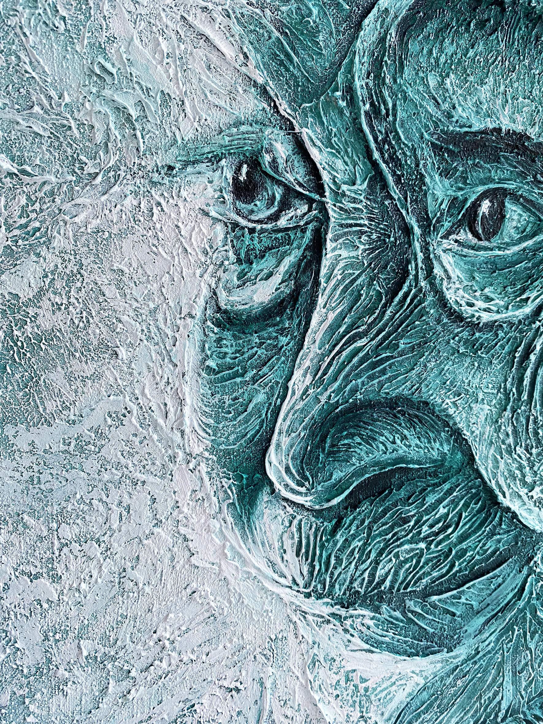 Regard profond du portrait La Nostalgie – Natacha Gillot