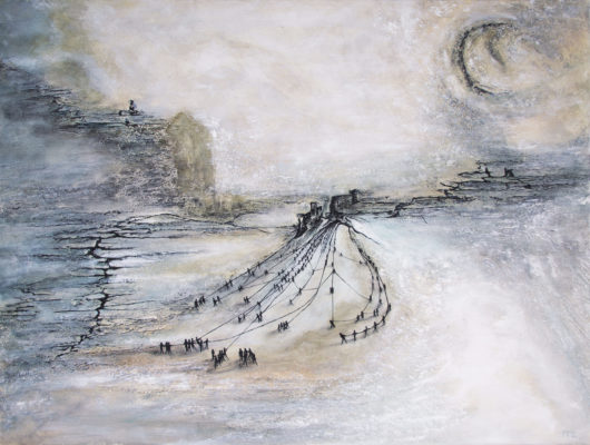 Territoire, œuvre sur toile